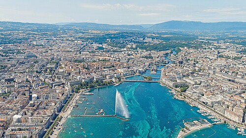 L’agglomération de Genève s’étend bien au-delà de la frontière nationale.