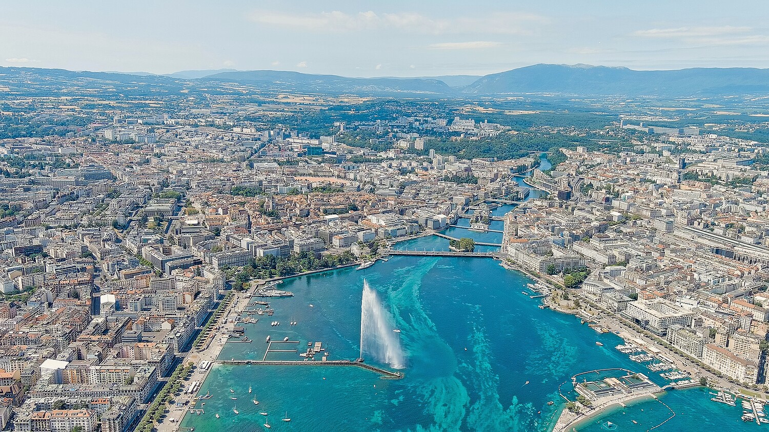 L’agglomération de Genève s’étend bien au-delà de la frontière nationale.