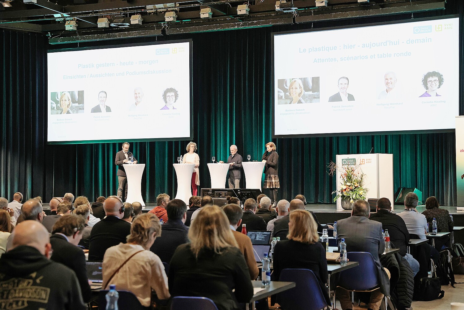 Table ronde au Congrès du recyclage 2024.